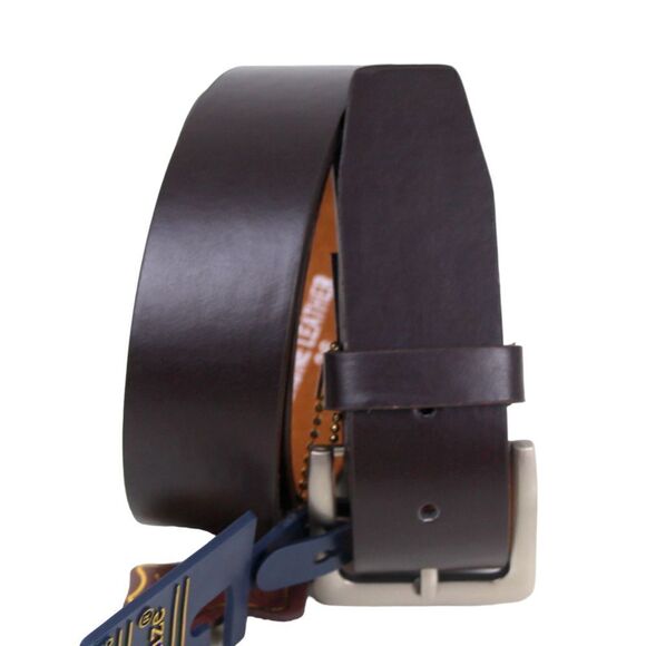 NWT Firenze BLACK GENUINE LEATHER 1 3/8"Wd CASUAL DRESS MEN'S BELT Sz 36 (I59 - Picture 6 of 12
